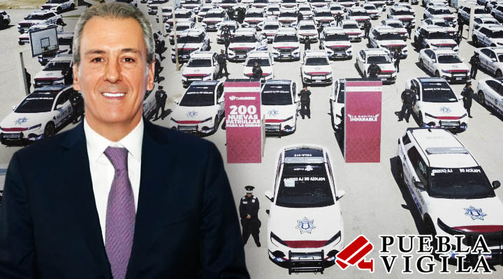 Chedraui refuerza seguridad en Puebla con 200 patrullas