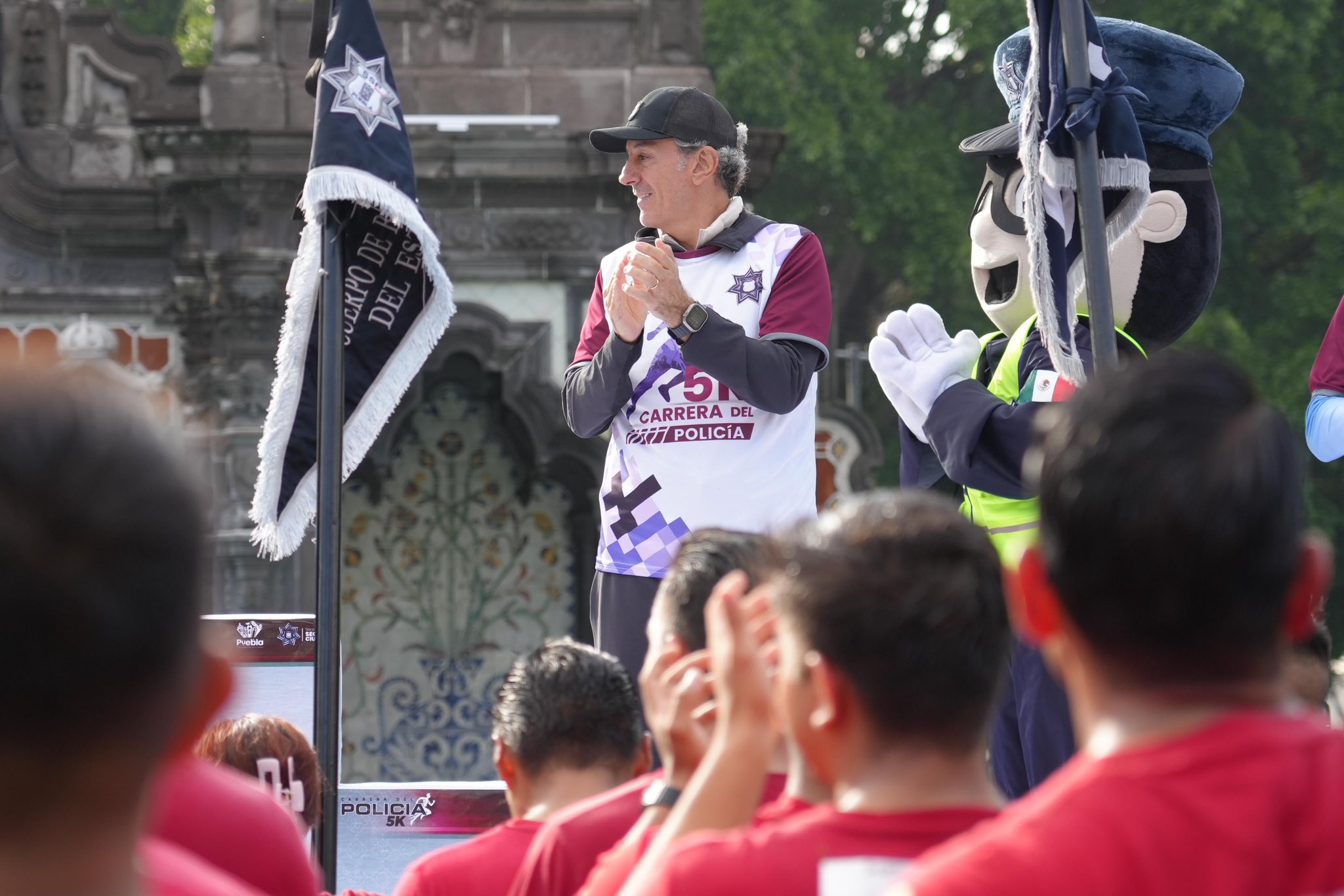 Pepe Chedraui en carrera de policías