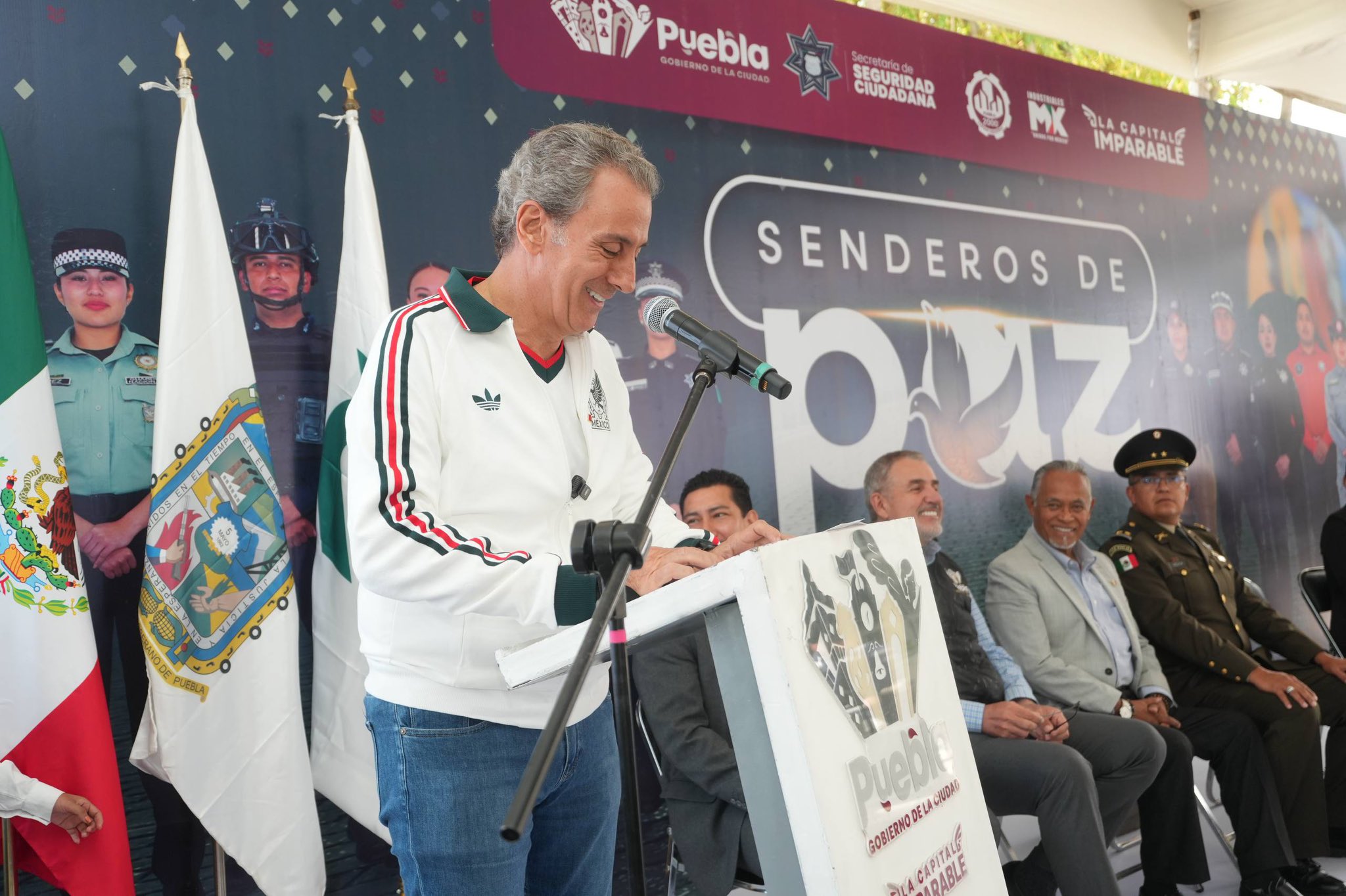 Pepe Chedraui refuerza seguridad con Senderos de Paz en Puebla 2000